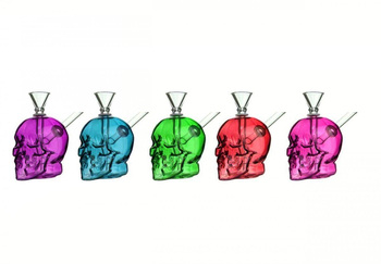 Бонг Bubbler Skull multicolor - Бонги - Производители и бренды - Skull - Магазин бонгов бонгшоп.рф
